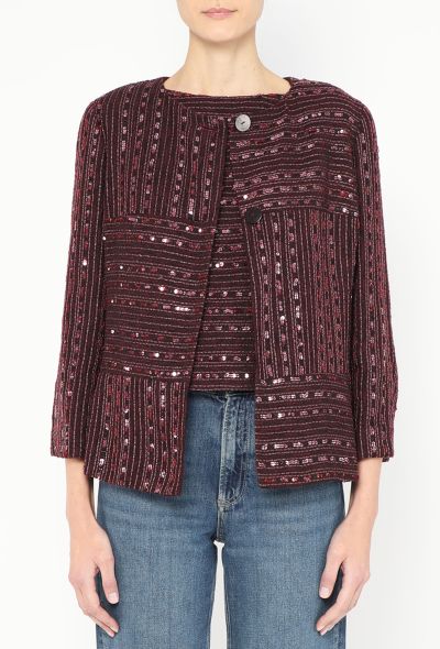 Chanel 2000 Sequin Tweed Jacket & Top - 1 Chanel 2000 Sequin Tweed Jacket & Top - 1
