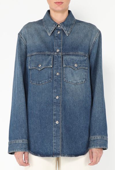 Khaite S/S 2023 The Jinn Denim Overshirt - 1 Khaite S/S 2023 The Jinn Denim Overshirt - 1