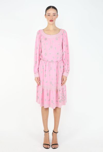 Emilio Pucci '70s Floral Printed Silk Dress - 2