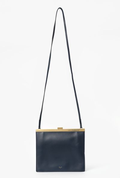 Céline Mini Leather Clasp Bag - 1
