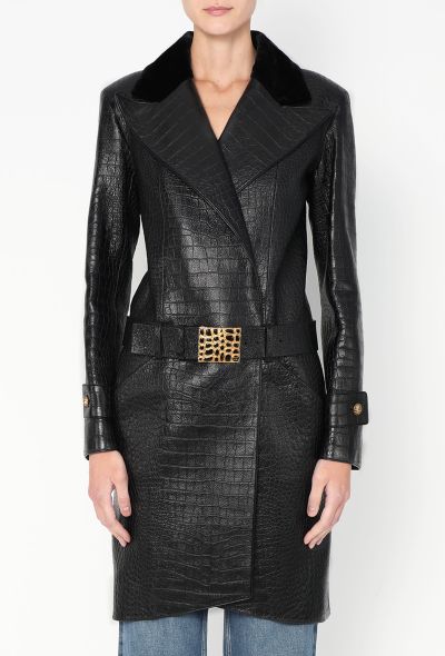 Chanel Pre-Fall 2019 Paris-New York Leather Coat - 1 Chanel Pre-Fall 2019 Paris-New York Leather Coat - 1
