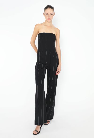 Gianni Versace F/W 1998 Pinstripe Bustier Jumpsuit - 1