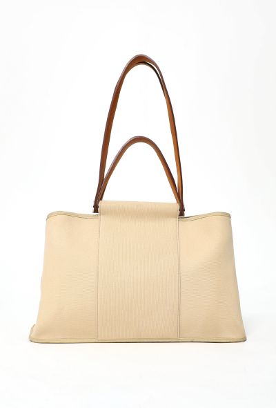 Hermès Toile & Leather Cabag Elan Bag - 1 Hermès Toile & Leather Cabag Elan Bag - 1