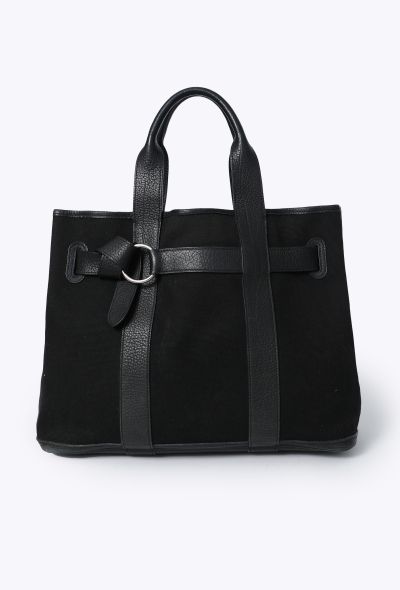 Hermès Clémence & Toile Militaire Petite Ceinture Bag - 1