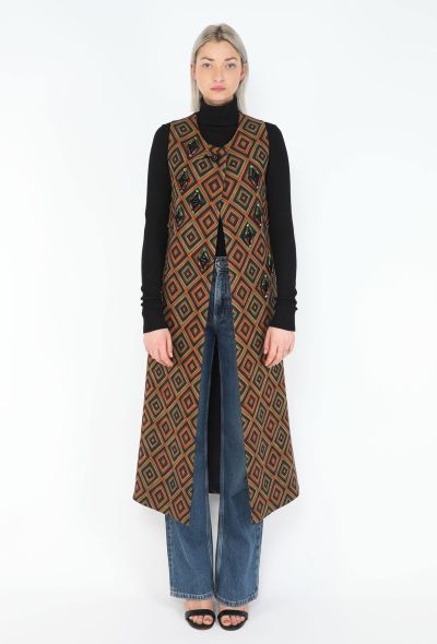 Prada F/W 2012 Geometric Embellished Vest - 1
