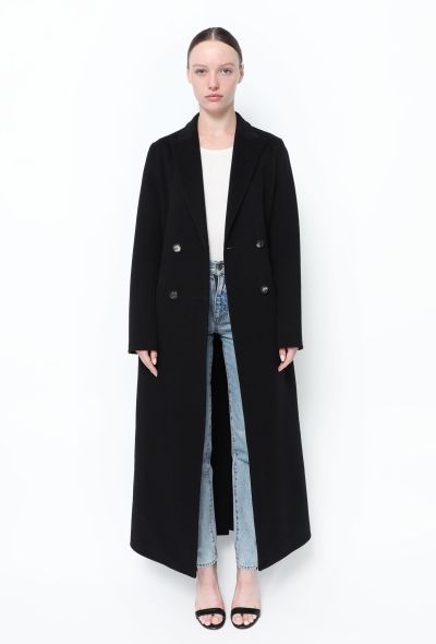                                         Double-Breasted Wool Coat-1