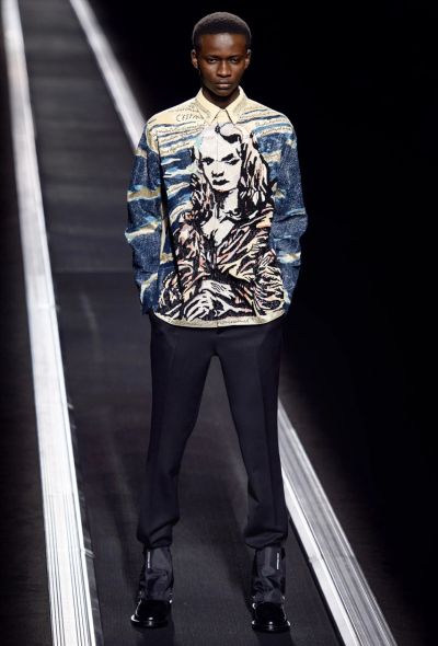 Dior F/W 2019 x Raymond Pettibon Nylon Pouch - 2 Dior F/W 2019 x Raymond Pettibon Nylon Pouch - 2