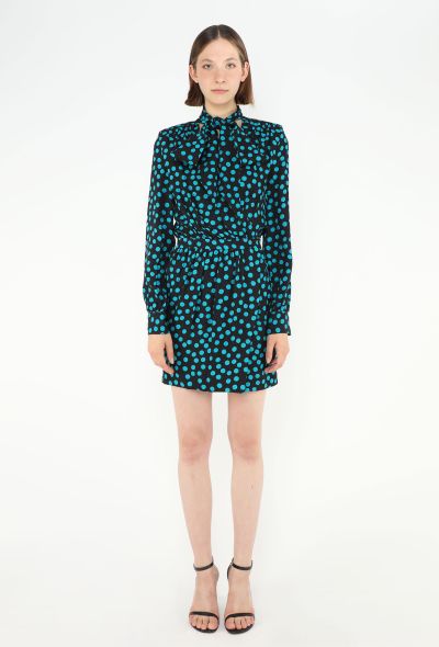 Saint Laurent 2020 Silk Polka Dot Dress - 2 Saint Laurent 2020 Silk Polka Dot Dress - 2