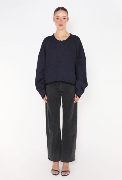 Céline 2013 Frayed Bouclé Silk Sweater - 2 Céline 2013 Frayed Bouclé Silk Sweater - 2