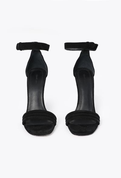 Céline 2011 Sculpted Suede Sandals - 2