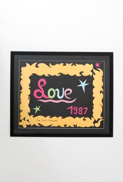                                         Rare 1987 Original Love Poster-1