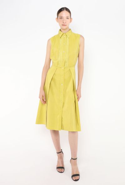 Prada Early 2000s Frayed Pintuck Dress - 1 Prada Early 2000s Frayed Pintuck Dress - 1