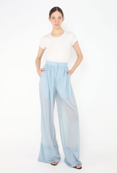 Céline S/S 2011 Silk Voile Trousers - 1 Céline S/S 2011 Silk Voile Trousers - 1