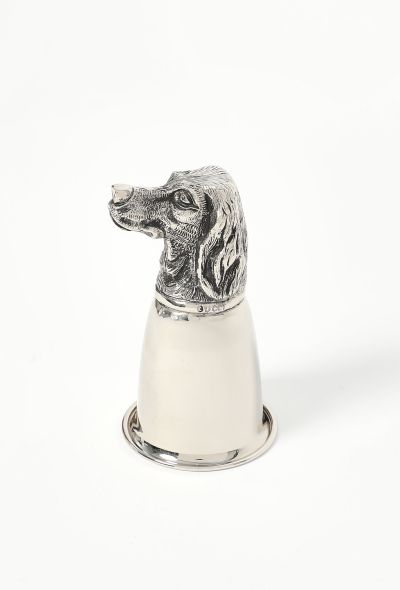 Gucci Vintage Silver Dog Chalice - 1
