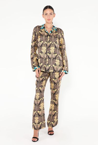 Prada Resort 2010 Silk Pajama Ensemble - 1
