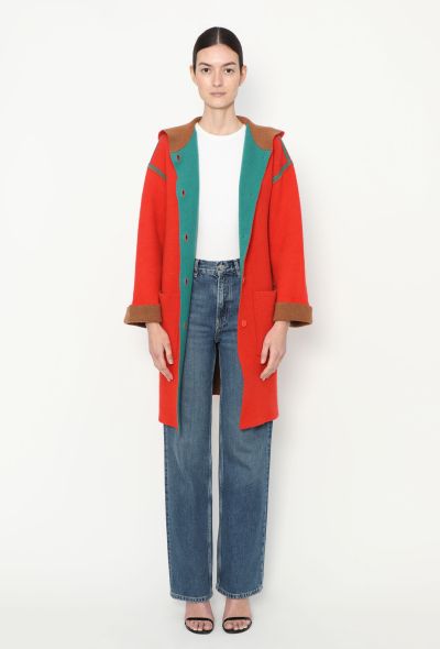 Etro Hooded Colorblock Knit Cardigan - 1 Etro Hooded Colorblock Knit Cardigan - 1