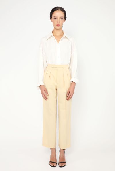 Saint Laurent '70s Pleated Twill Trousers - 2 Saint Laurent '70s Pleated Twill Trousers - 2