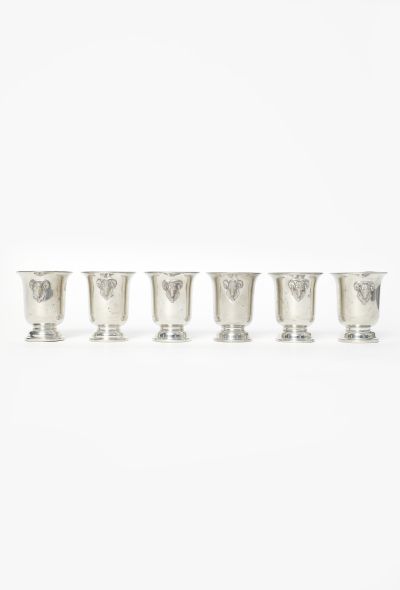 Dior 1960s Gabriella Crespi Ram Shot Glasses - 1