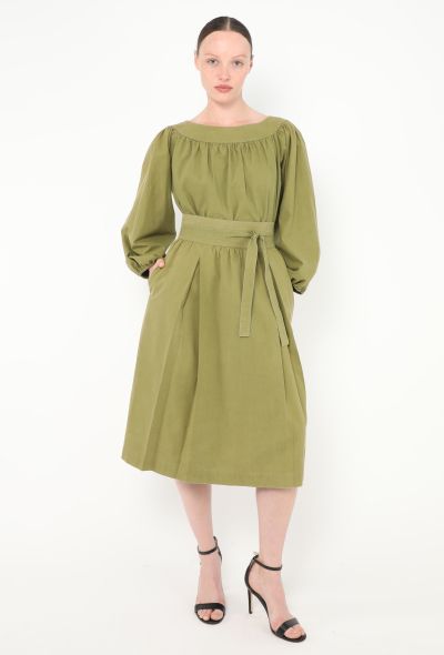 Saint Laurent Late '70s Belted Peasant Ensemble - 1 Saint Laurent Late '70s Belted Peasant Ensemble - 1