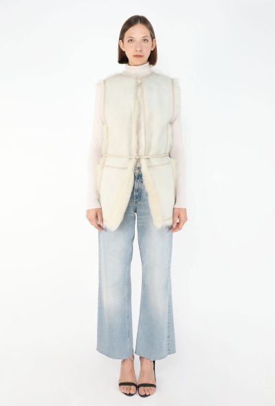 Hermès Shearling-Lined Belted Fur Vest - 2
