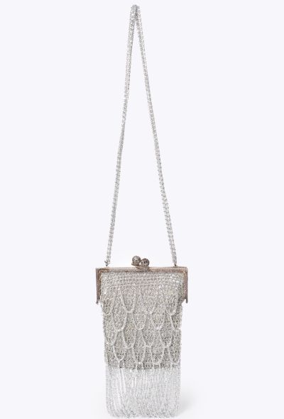 Azzaro '70s Evening Frame Chain Clutch - 1