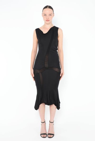 Dior 2006 Cowl-Neck Bodycon Dress - 1 Dior 2006 Cowl-Neck Bodycon Dress - 1