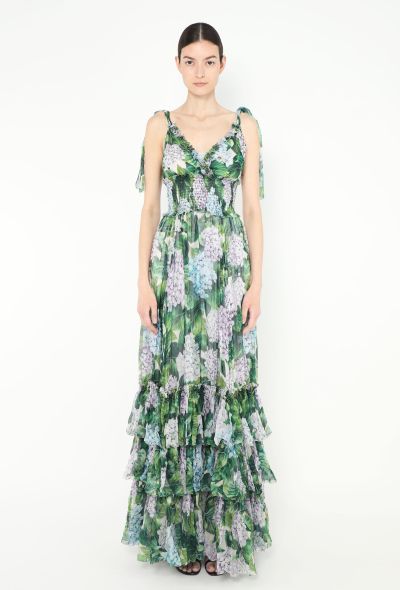 Dolce & Gabbana 2017 Ortensia Ruffled Chiffon Gown - 1 Dolce & Gabbana 2017 Ortensia Ruffled Chiffon Gown - 1