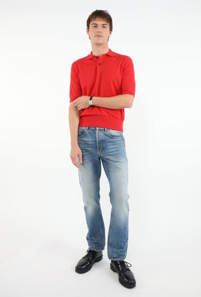 The Row Tiago Cashmere Polo Top - 1