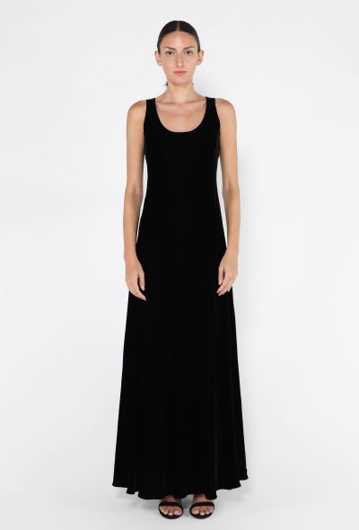 Calvin Klein Velvet Sheath Gown, 1990s - 1