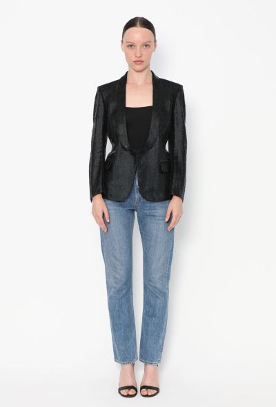Balmain 2020 Sequin Embroidered Blazer - 2 Balmain 2020 Sequin Embroidered Blazer - 2