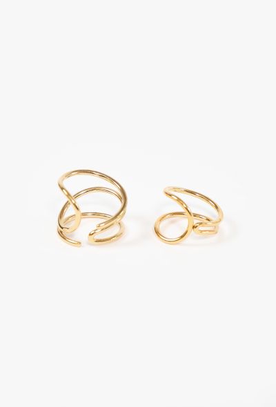 Balenciaga S/S 2013 Coil Set of 2 Rings - 1