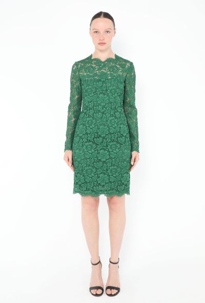 Valentino Guipure Floral Lace Dress - 1