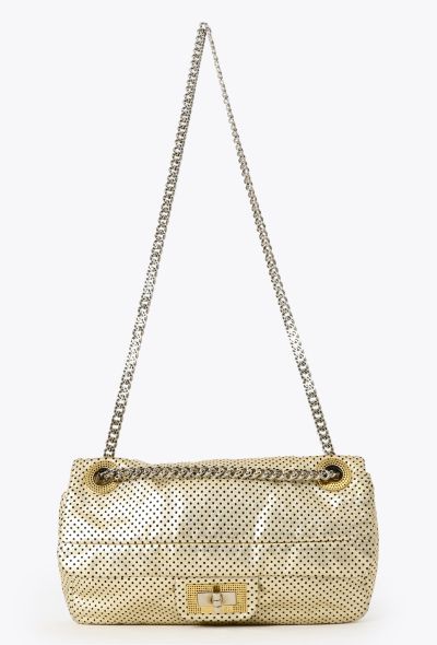 Chanel Perforated Metallic Gold 2.55 - 2 Chanel Perforated Metallic Gold 2.55 - 2