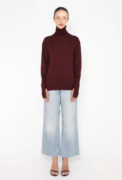 Céline Merino Triomphe Turtleneck - 2 Céline Merino Triomphe Turtleneck - 2