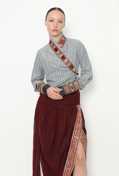 Romeo Gigli COLLECTOR 1990 Draped Brocade Ensemble - 1 Romeo Gigli COLLECTOR 1990 Draped Brocade Ensemble - 1