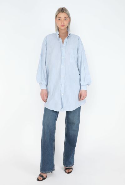 Maison Margiela Oversized Pinstripe Shirt - 1