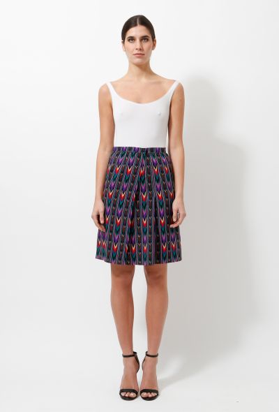                                         '70s Aztec Print Wrap Skirt-1