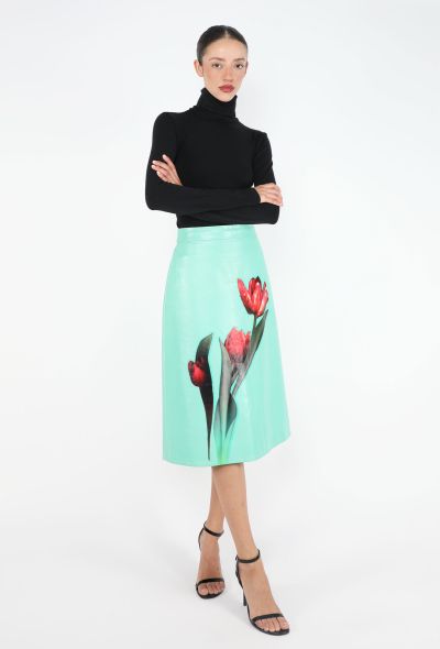 Prada F/W 2019 Tulip Calfskin Skirt - 1