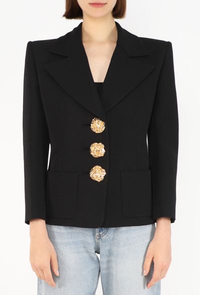 Saint Laurent Sculpted Button Blazer, S/S 2022 - 1