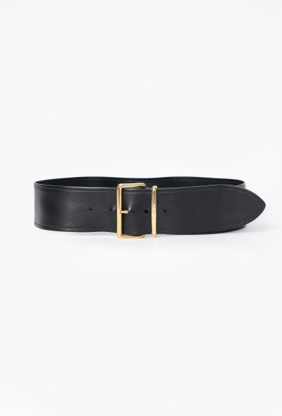 Miu Miu 2024 Leather Buckle Belt - 1 Miu Miu 2024 Leather Buckle Belt - 1