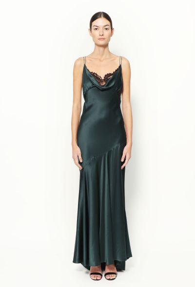 Modern Designers Roberto Cavalli 2006 Silk Lace Gown - 1