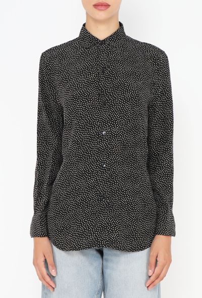 Céline 2019 Polka Dot Crêpe Blouse - 2 Céline 2019 Polka Dot Crêpe Blouse - 2