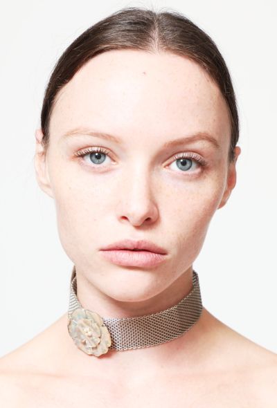                                         Fall 1998 Camélia Mesh Choker -1