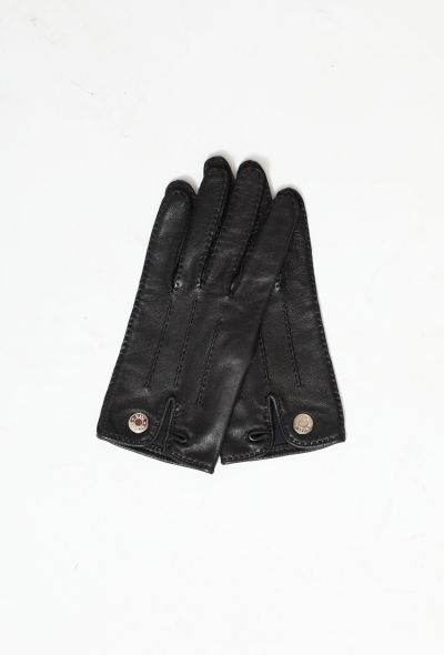 Hermès Lambskin Leather Gloves - 1