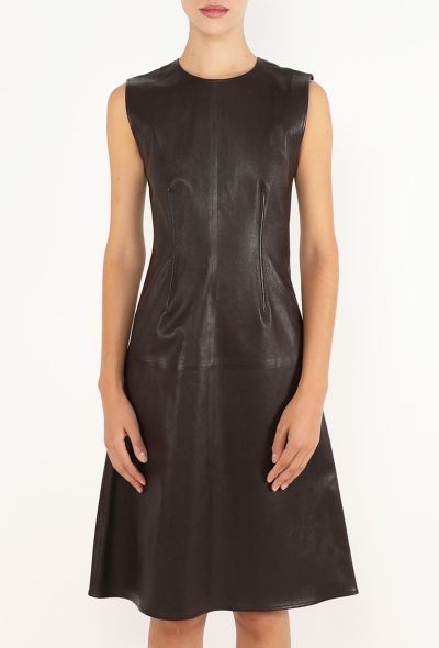 Bottega Veneta Leather Flared Dress, 2020 - 2