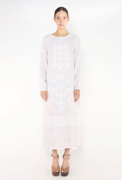 Vita Kin Embroidered Linen Kaftan - 1 Vita Kin Embroidered Linen Kaftan - 1