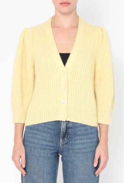 Céline S/S 2021 Cropped Mohair Cardigan - 1 Céline S/S 2021 Cropped Mohair Cardigan - 1