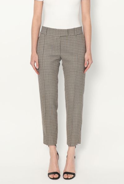 Céline 2011 Tapered Houndstooth Trousers - 2 Céline 2011 Tapered Houndstooth Trousers - 2