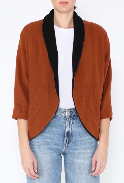 1920s Wool Twill Rounded Jacket - 1