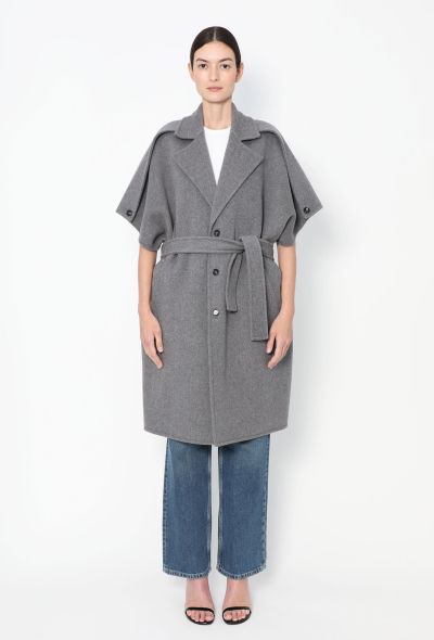 Bottega Veneta 2023 Cashmere Cape Coat - 1 Bottega Veneta 2023 Cashmere Cape Coat - 1